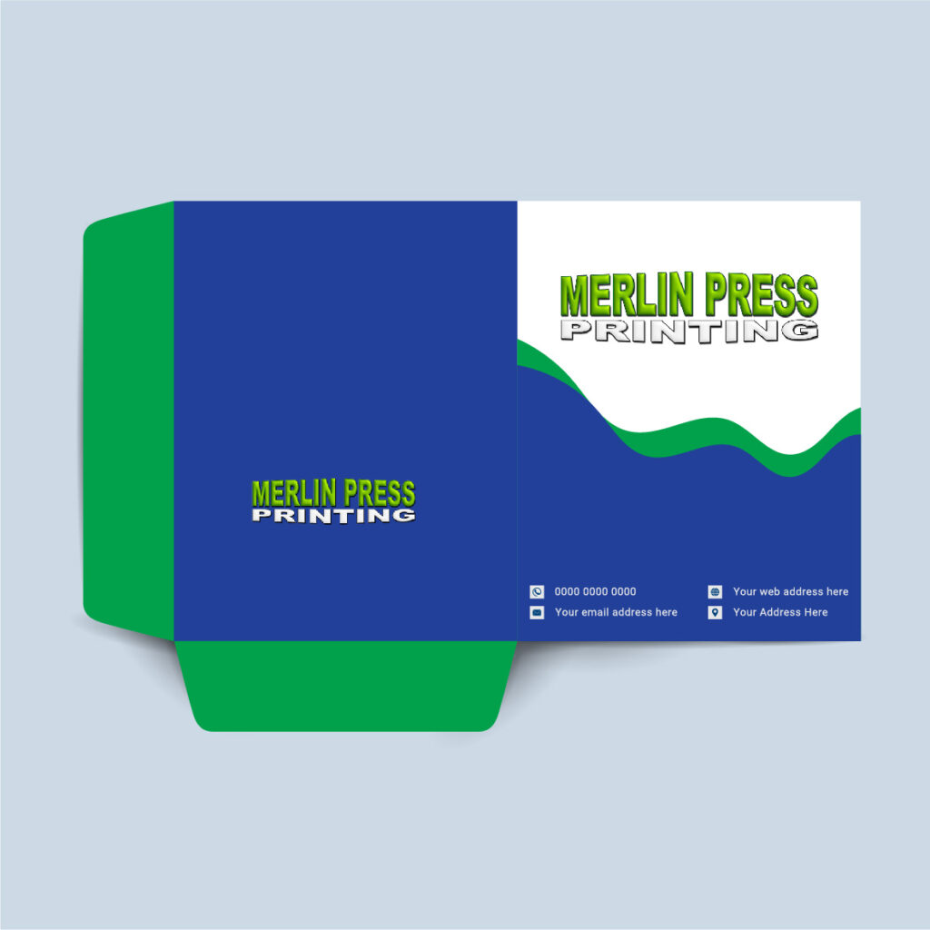 Presentation / interlocking Folders A4 Merlin Press