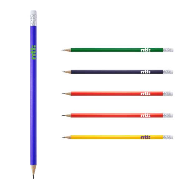 LUCCA PENCIL, WHITE ERASER, printed promotional golf pencils dublin louth meath kildare